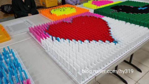 도미노게임을 통한 사회성 회복 및 협동심, 집중력 ,인내력, 성취감,소통활성화 ,자존감향상 등을 위한 공동체프로그램 사진 6
