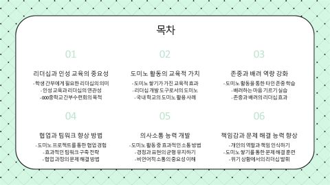 도미노 쌓기를 통한 학생 간부 리더십 키우기 사진 1