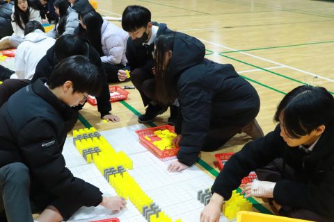 경기물류고등학교 2024교육과정 발표회/비폭력 캠페인 도미노 프로그램 사진 5
