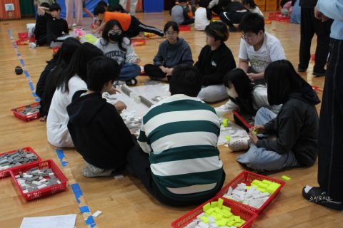 2025학년도 제103주년 어린이날 기념 협동 도미노 놀이               의성 금성초등학교 사진 6